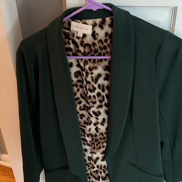 Skies Are Blue Green Blazer Never Worn - Picture 2 of 3